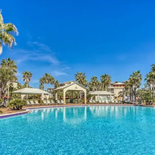 living  the dream poolside community pool 12