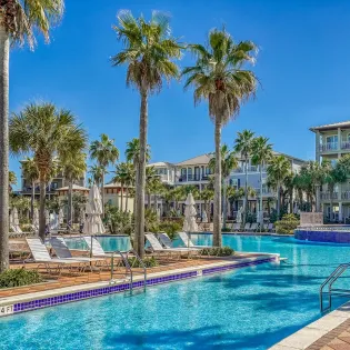 living  the dream poolside community pool 14