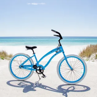 bike on beach