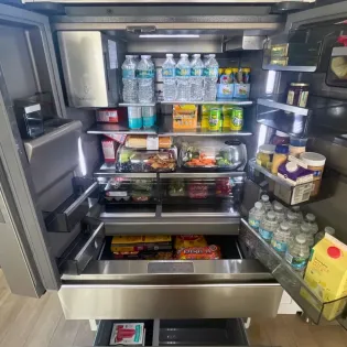 gallery fridge setup